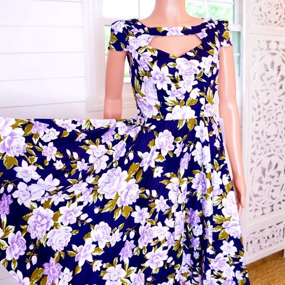 Belle Poque Dresses & Skirts - NEW Lavender Purple & White Vintage Dress